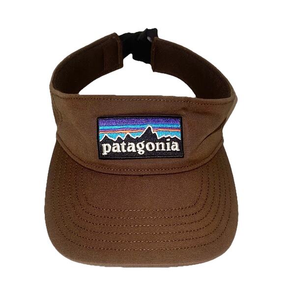 Patagonia Brown Visor Hat Adjustable Strapback - Picture 1 of 3